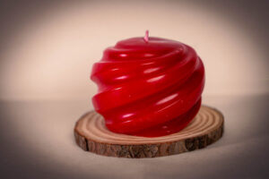 Spiral Sphere Candle