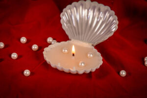 Shells with pearls